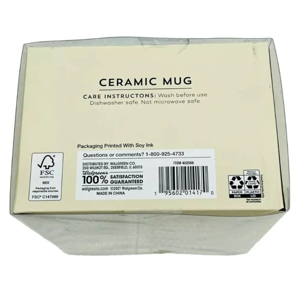 Jumbo Mug Modern Expressions Coffee Tea 20.6 oz Gift Count Your Lucky Stars New